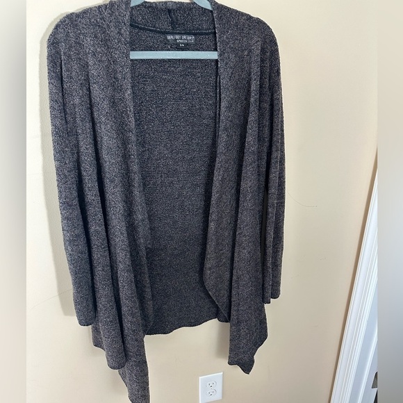 Barefoot Dreams Bamboo Chic Lite Calypso Wrap gray brown marled size S/M - Picture 1 of 8